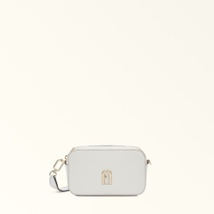 White Furla PRIMULA Women's Crossbody Bags | YTAGEW054