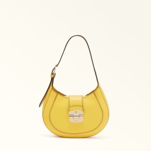 Yellow Furla CLUB 2 Women's Shoulder Bags | NCJEMH915