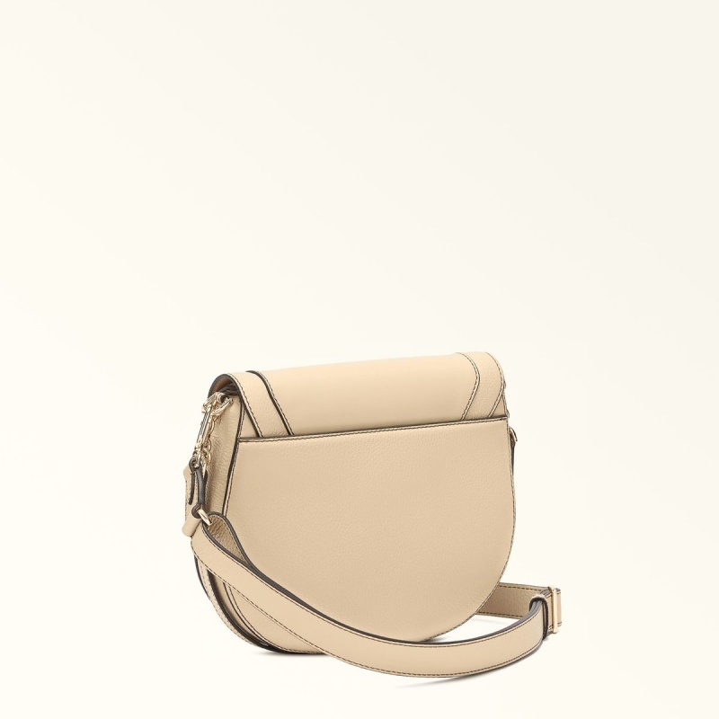 Beige Furla CLUB 2 Women's Crossbody Bags | JKXEAD917