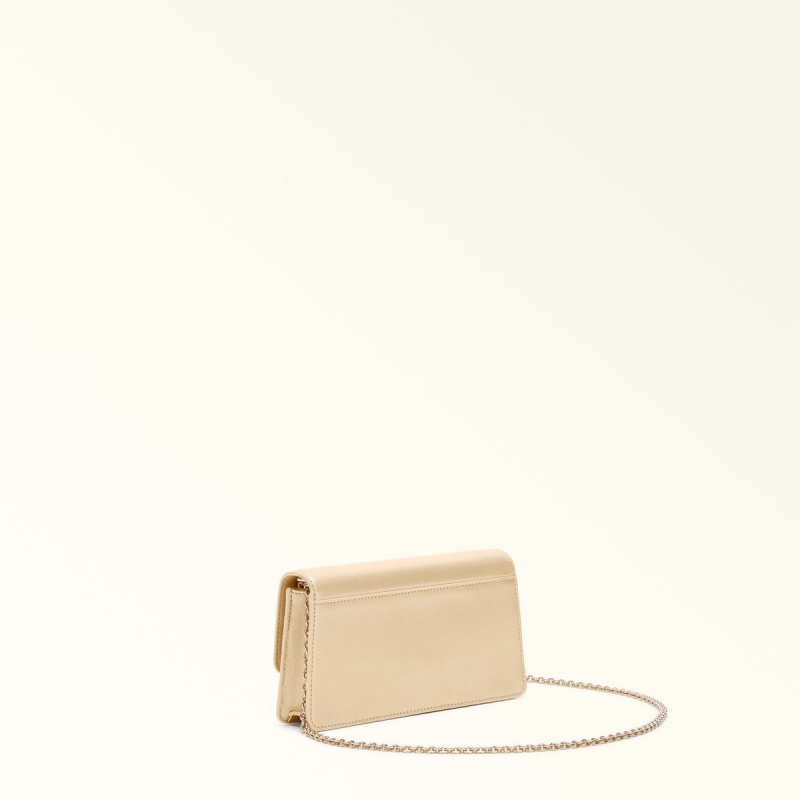 Beige Furla DIAMANTE Women's Mini Bags | VYLIRA741