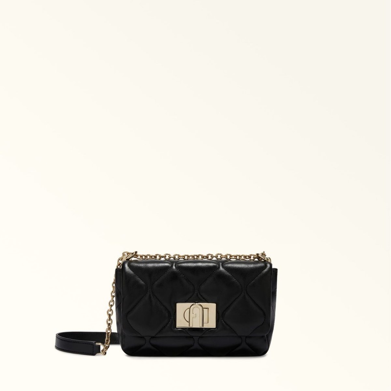 Black Furla 1927 Women\'s Crossbody Bags | JFSUHT682