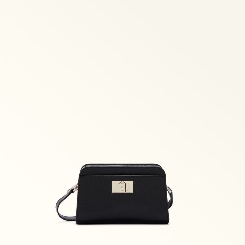 Black Furla 1927 Women\'s Crossbody Bags | FBOMHD170