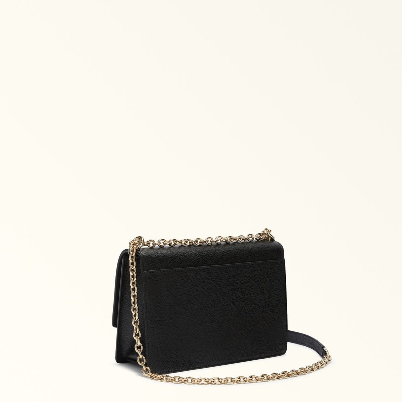 Black Furla 1927 Women's Crossbody Bags | PSVGLC098