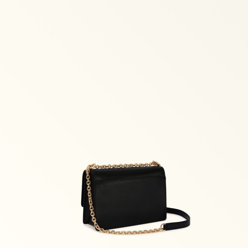 Black Furla 1927 Women's Crossbody Bags | YKFXZR610