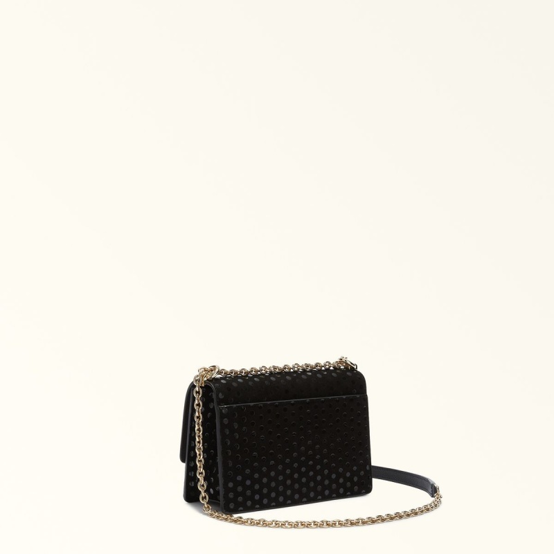 Black Furla 1927 Women's Crossbody Bags | VQKRAM371