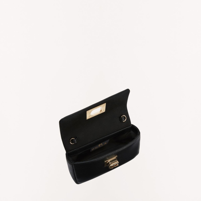 Black Furla 1927 Women's Mini Bags | AFXRNB092