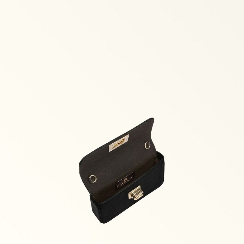 Black Furla 1927 Women's Mini Bags | CKLBYP761