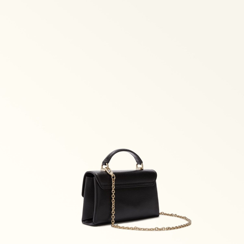 Black Furla 1927 Women's Mini Bags | SQAGKP163