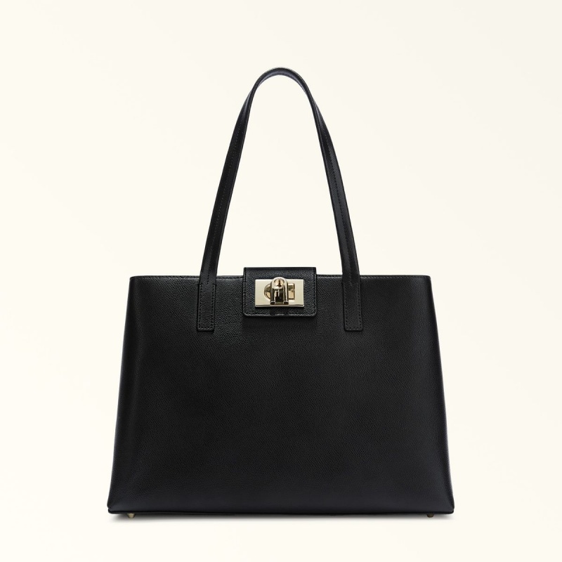 Black Furla 1927 Women\'s Totes | TMRCPK974