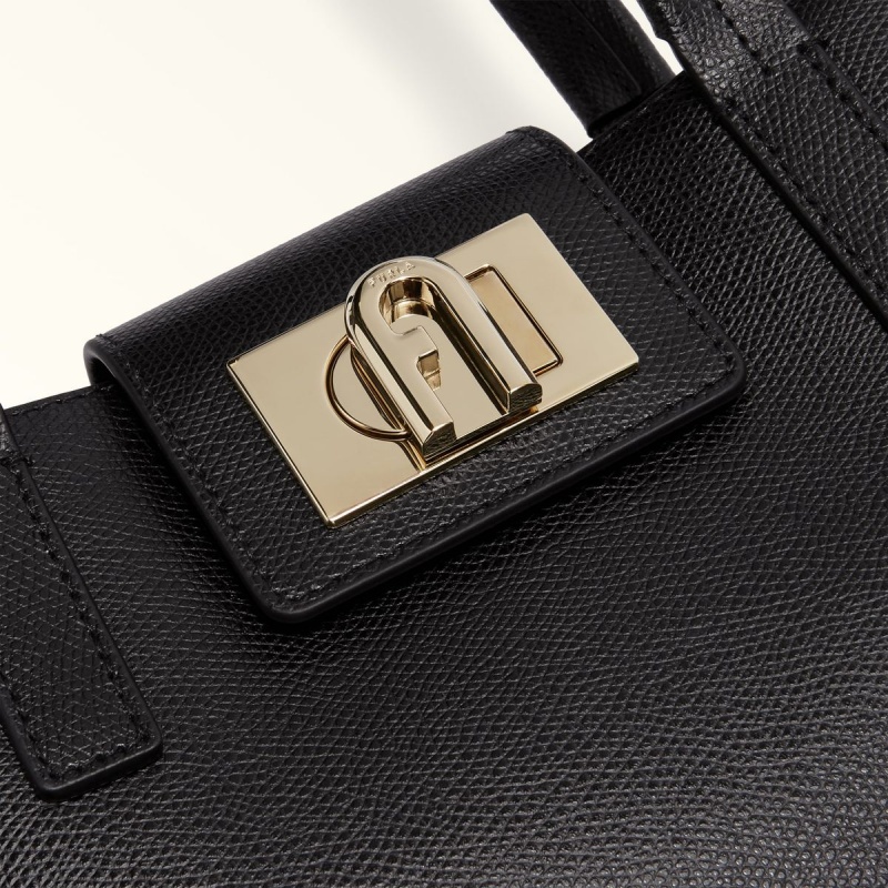 Black Furla 1927 Women's Totes | WLTDJS914