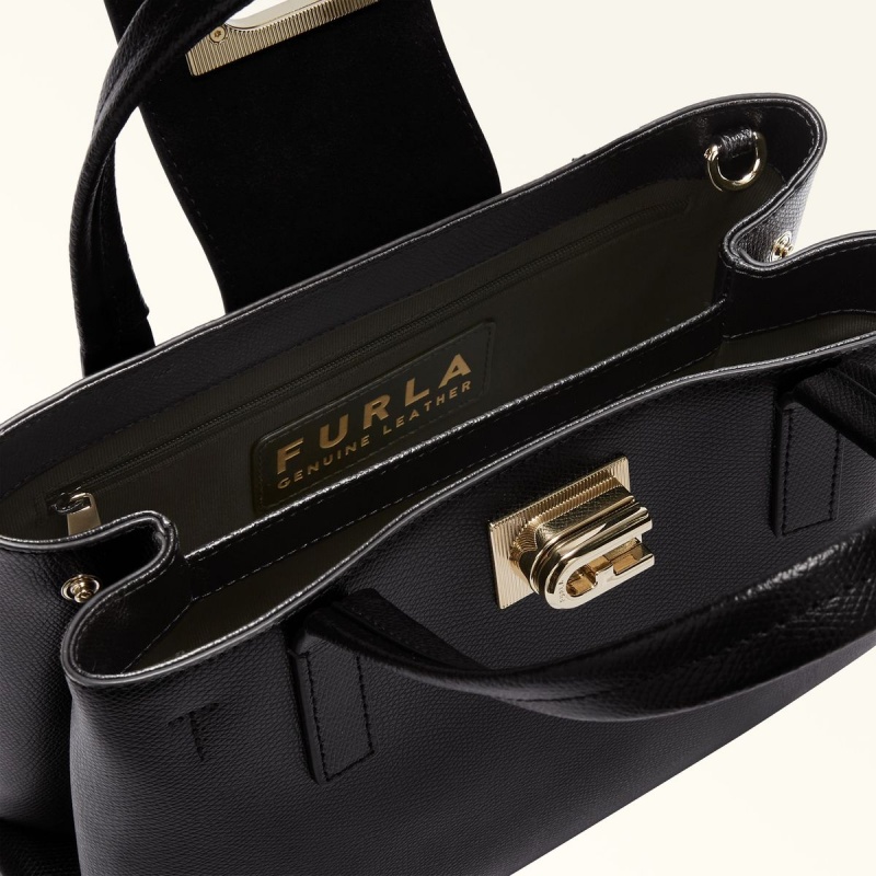 Black Furla 1927 Women's Totes | WLTDJS914