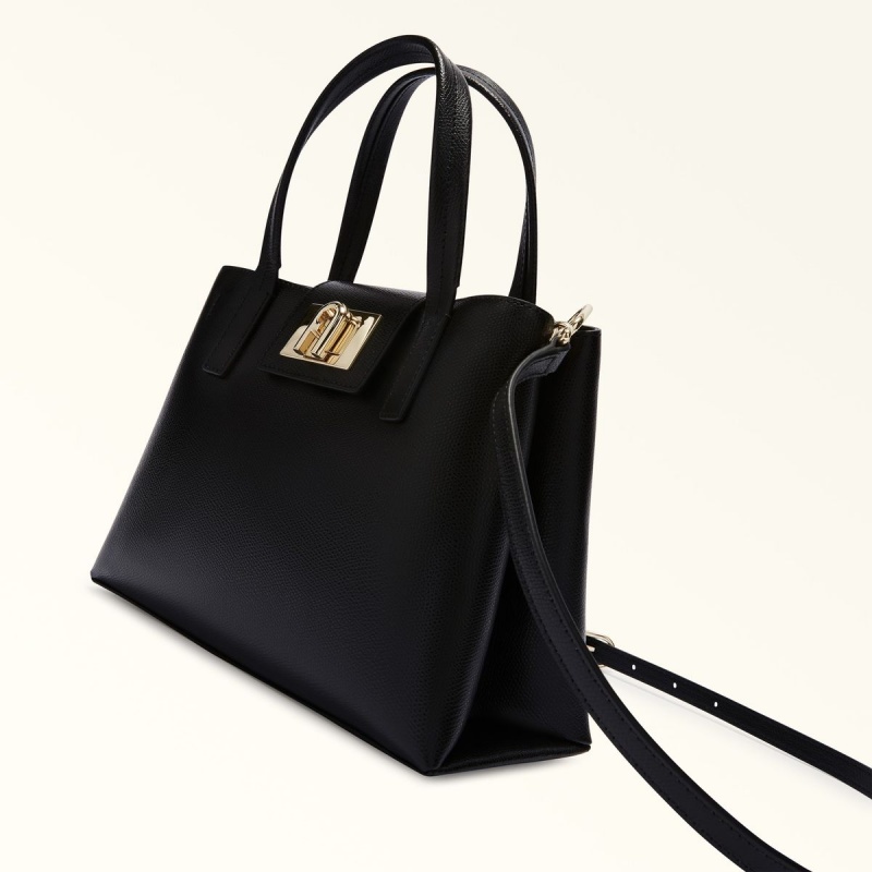 Black Furla 1927 Women's Totes | WLTDJS914