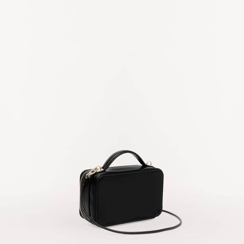 Black Furla CAMELIA Women's Mini Bags | PKGWDM962