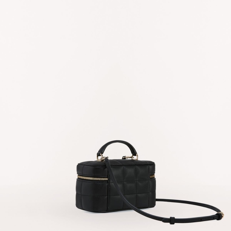 Black Furla CAMELIA Women's Mini Bags | QEWNDJ712