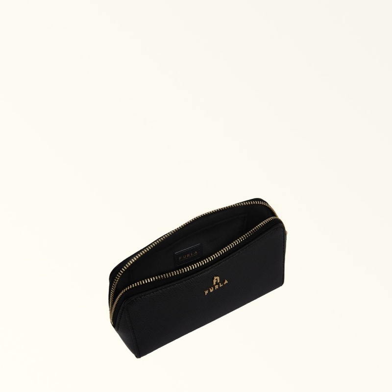 Black Furla CAMELIA Women's Pouches | NDVWMR174