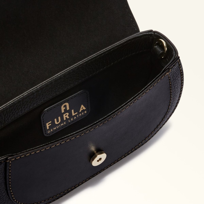 Black Furla CLUB 2 Women's Mini Bags | KOTSQD380