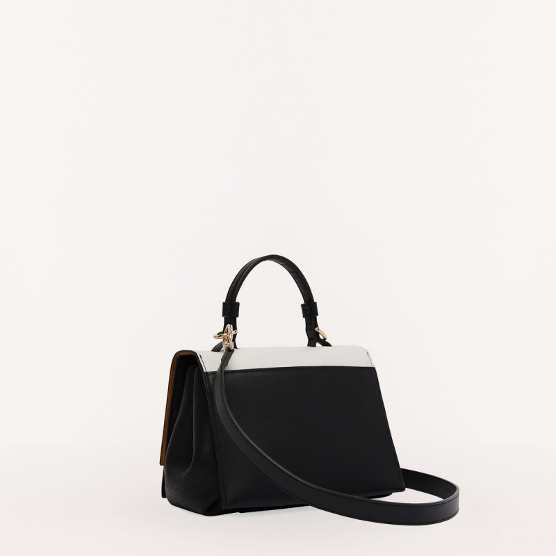 Black Furla EMMA Women's Handbag | UEMOLQ051