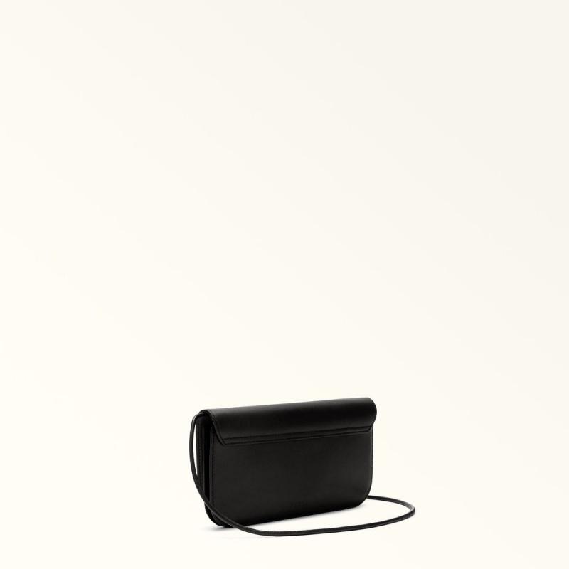 Black Furla GENESI Women's Mini Bags | NWUTHL068