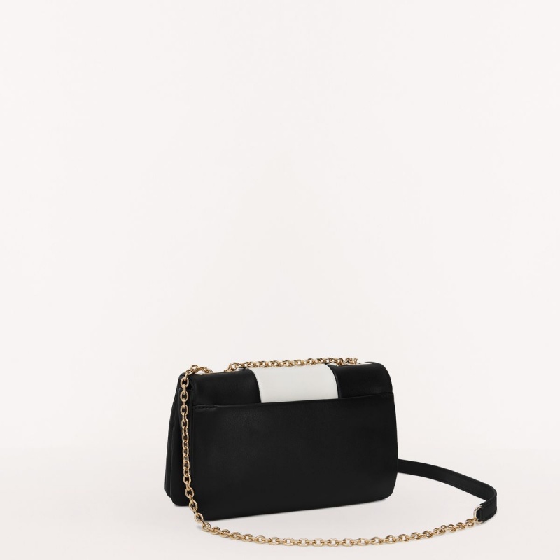 Black Furla LULU Women's Crossbody Bags | QILZYS596