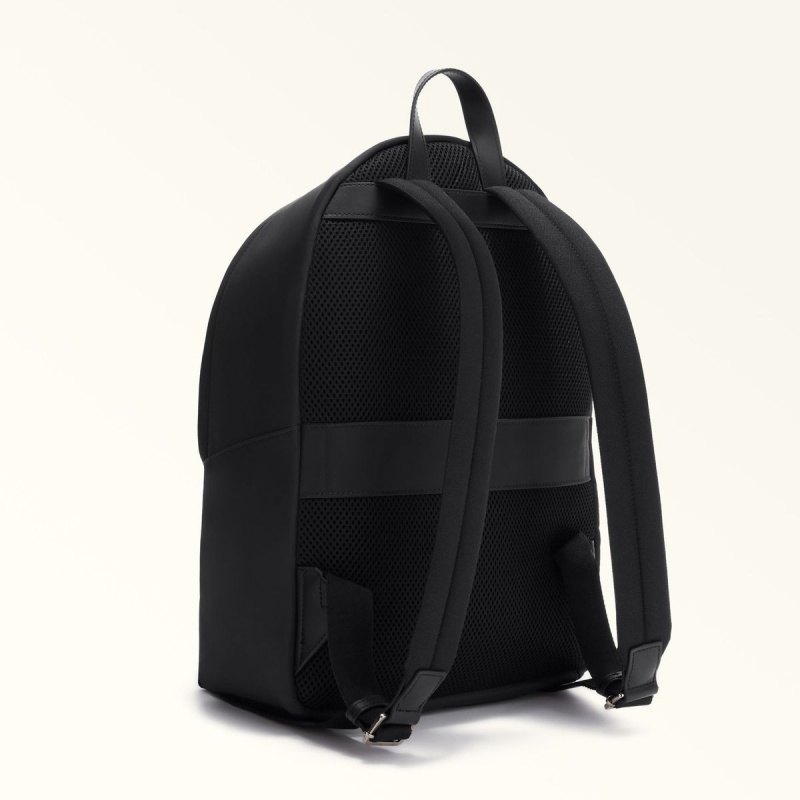 Black Furla MAN COSMO Women's Backpacks | EOZCPK810