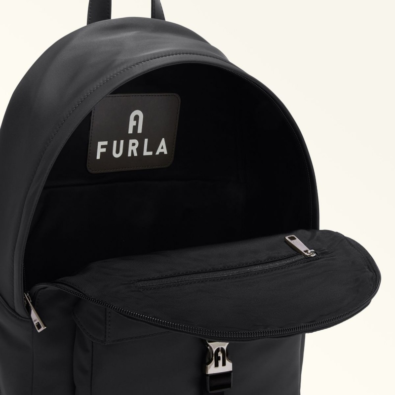 Black Furla MAN COSMO Women's Backpacks | EOZCPK810