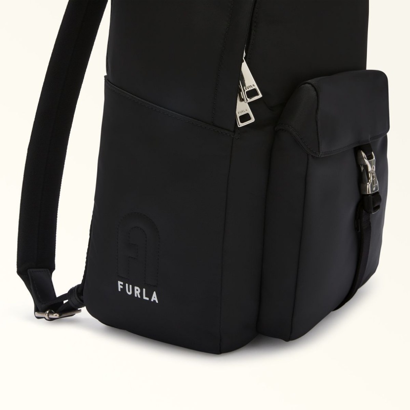 Black Furla MAN COSMO Women's Backpacks | EOZCPK810