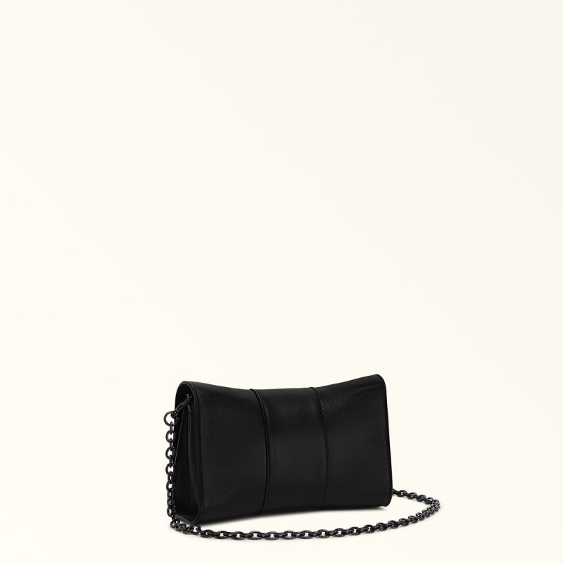 Black Furla METROPOLIS REMIX Women's Crossbody Bags | LKGHXP015