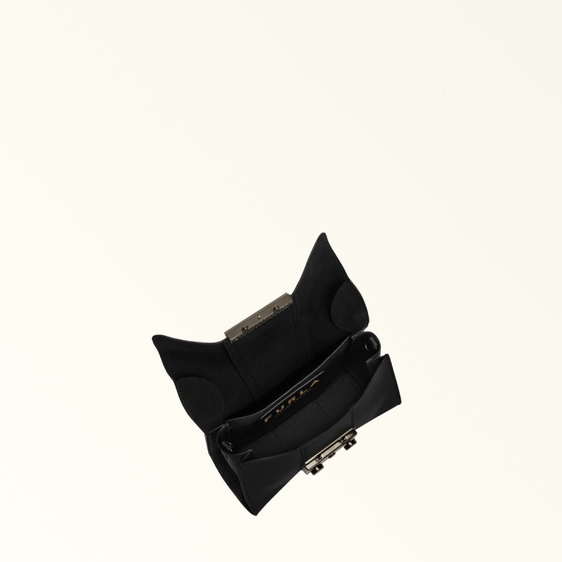 Black Furla METROPOLIS REMIX Women's Crossbody Bags | LKGHXP015