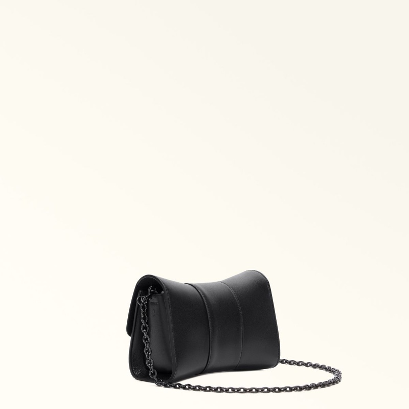 Black Furla METROPOLIS REMIX Women's Crossbody Bags | GANPET124