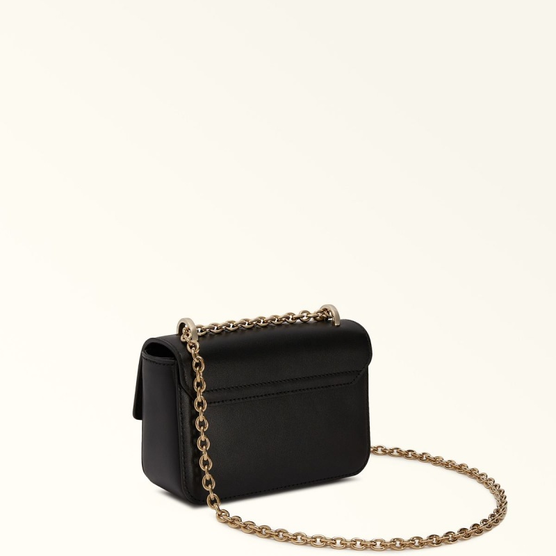 Black Furla METROPOLIS Women's Crossbody Bags | EKZCOL926