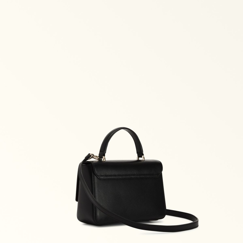 Black Furla METROPOLIS Women's Handbag | IXBNYW976