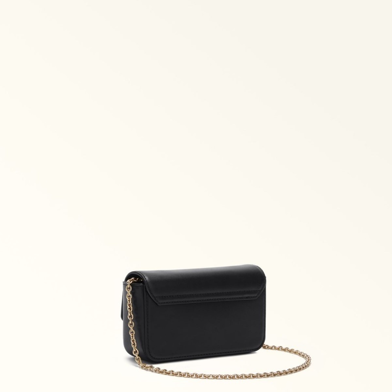 Black Furla METROPOLIS Women's Mini Bags | UGFEMR153