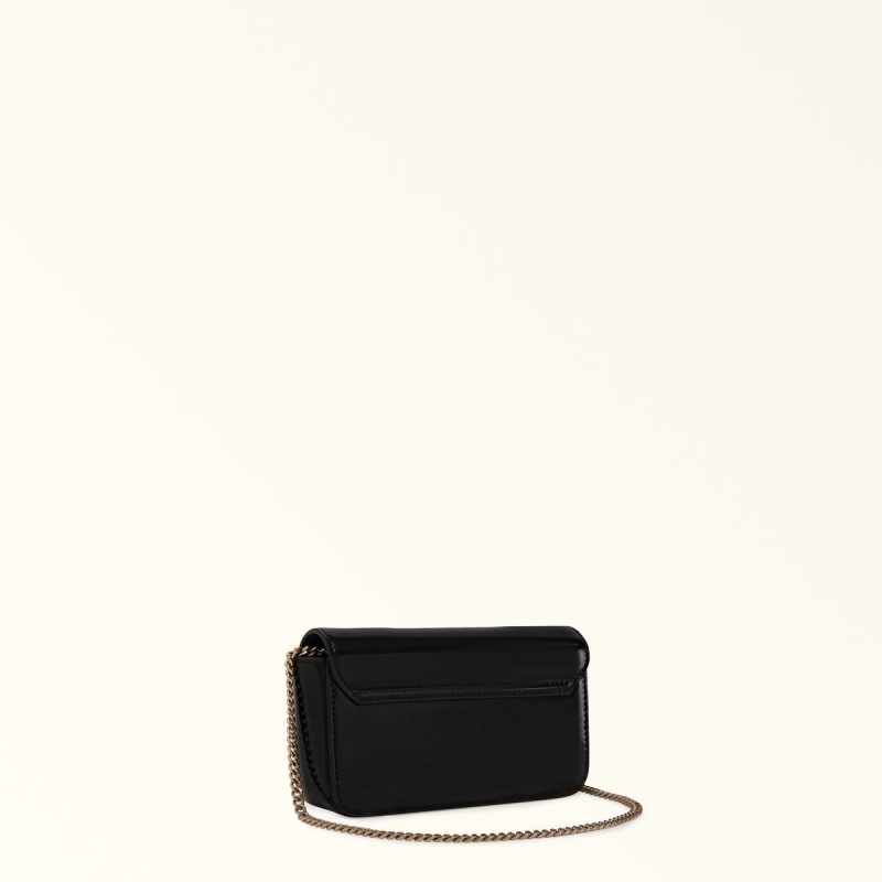 Black Furla METROPOLIS Women's Mini Bags | YTNWDG421