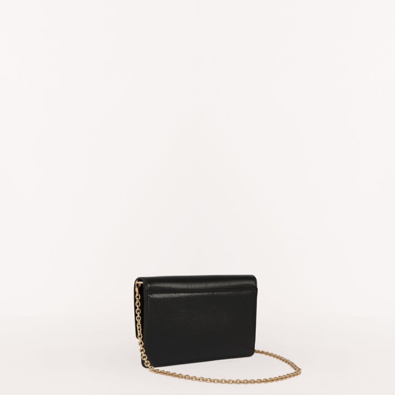 Black Furla MY JOY Women's Mini Bags | VOADNW193