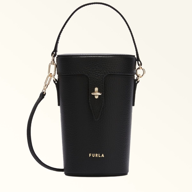 Black Furla NET Women\'s Crossbody Bags | OGAYDP943