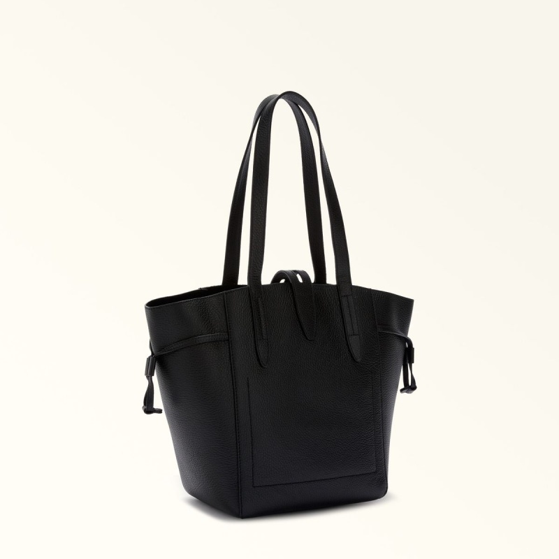 Black Furla NET Women's Totes | OXPDZJ684