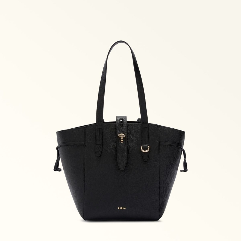 Black Furla NET Women\'s Totes | OXPDZJ684