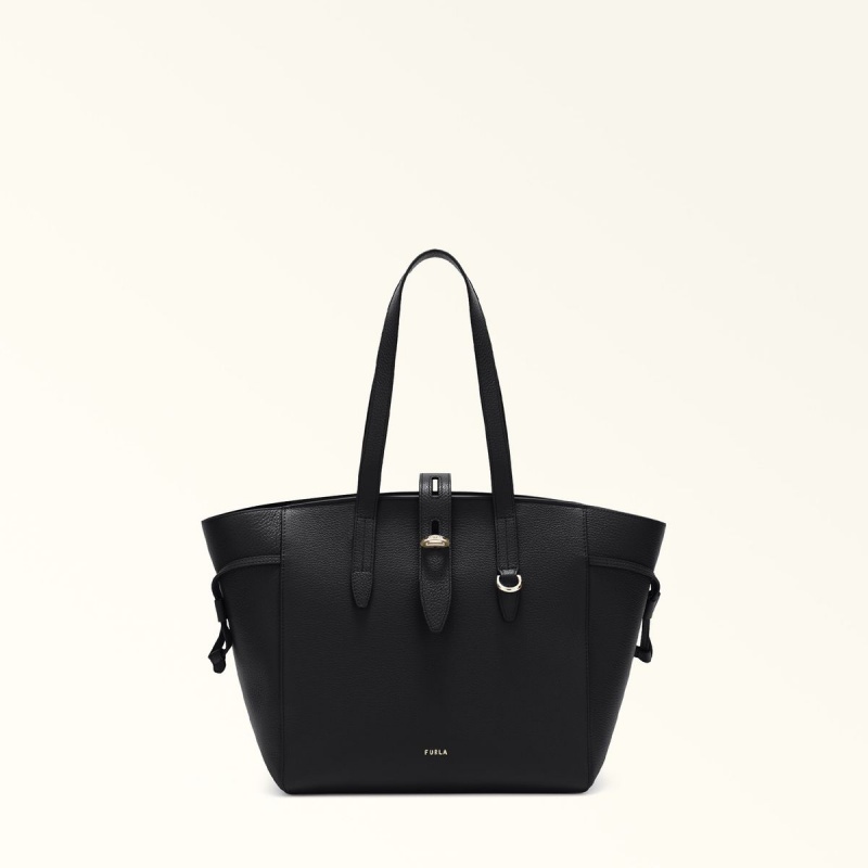 Black Furla NET Women\'s Totes | PBITDM276