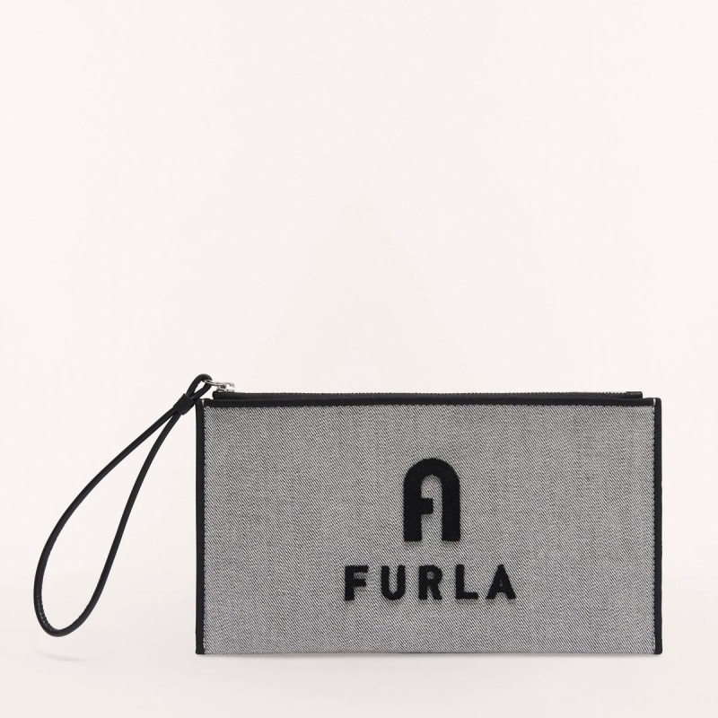 Black Furla OPPORTUNITY Women\'s Pouches | WVQSKO825