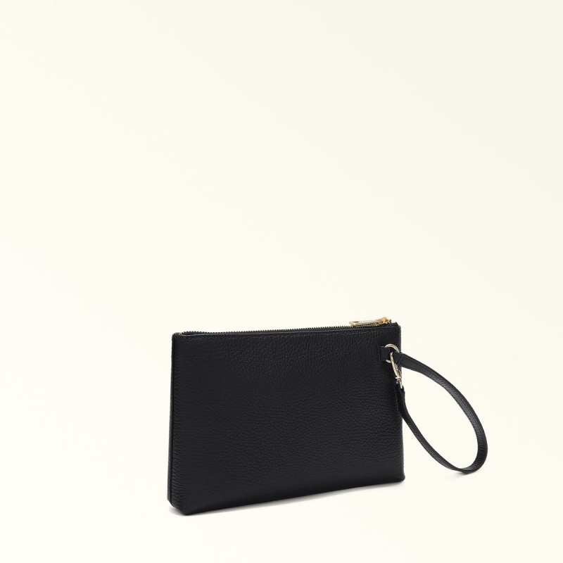 Black Furla OPPORTUNITY Women's Pouches | DBCYKI107