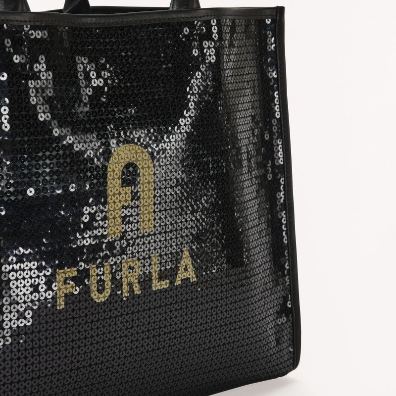 Black Furla OPPORTUNITY Women's Totes | FEDRAZ308