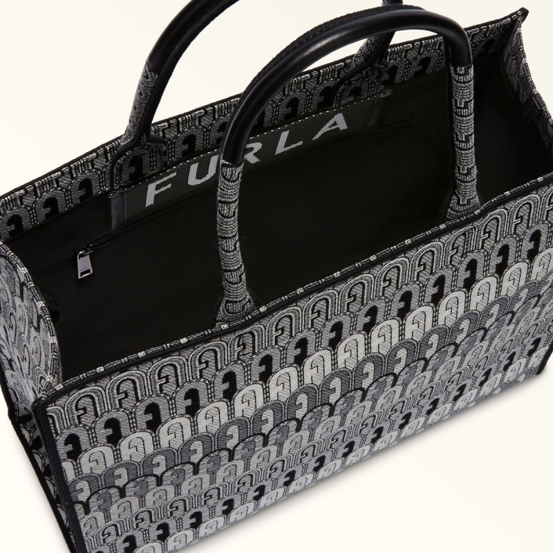 Black Furla OPPORTUNITY Women's Totes | PAGQVX186