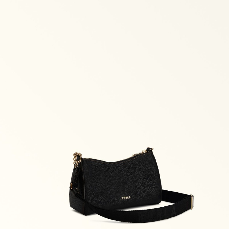 Black Furla PRIMULA Women's Crossbody Bags | UVKDYW591