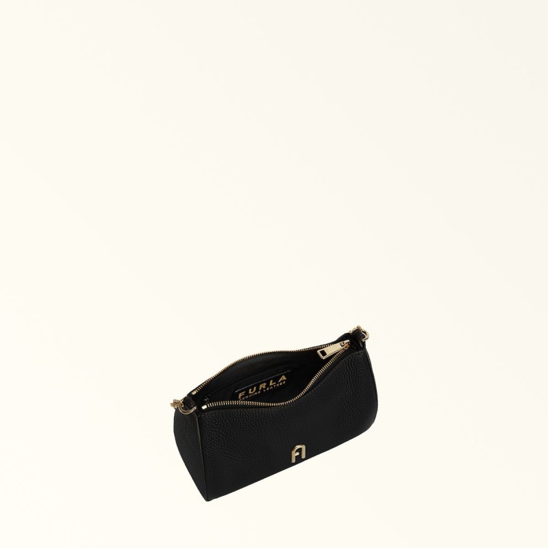 Black Furla PRIMULA Women's Crossbody Bags | UVKDYW591