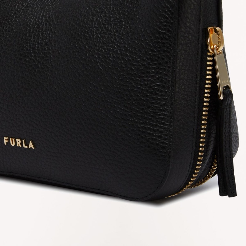 Black Furla SKYE Women's Shoulder Bags | LEAHSD987