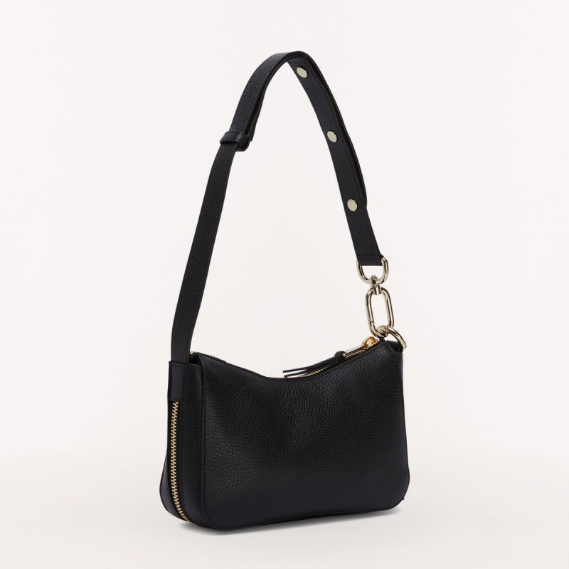 Black Furla SKYE Women's Shoulder Bags | LEAHSD987