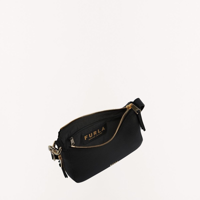 Black Furla SKYE Women's Shoulder Bags | LEAHSD987