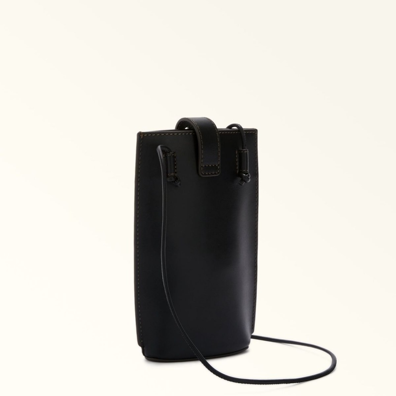 Black Furla UNICA Women's Crossbody Bags | VGWYQU520