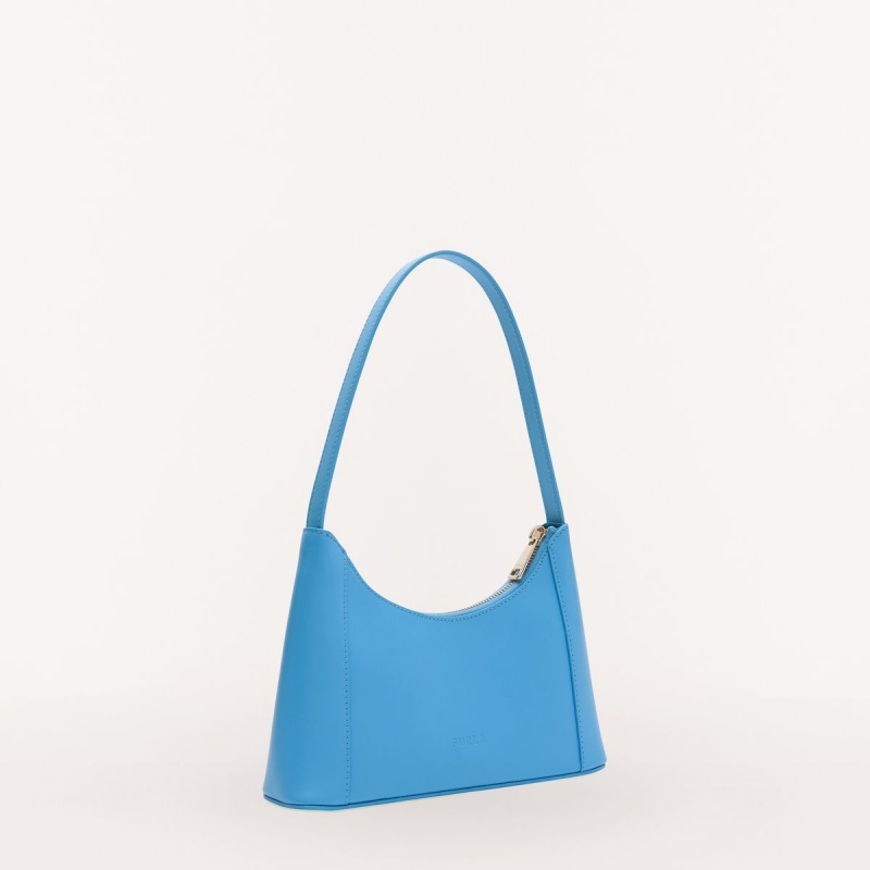 Blue Furla DIAMANTE Women's Shoulder Bags | CUPJTY830