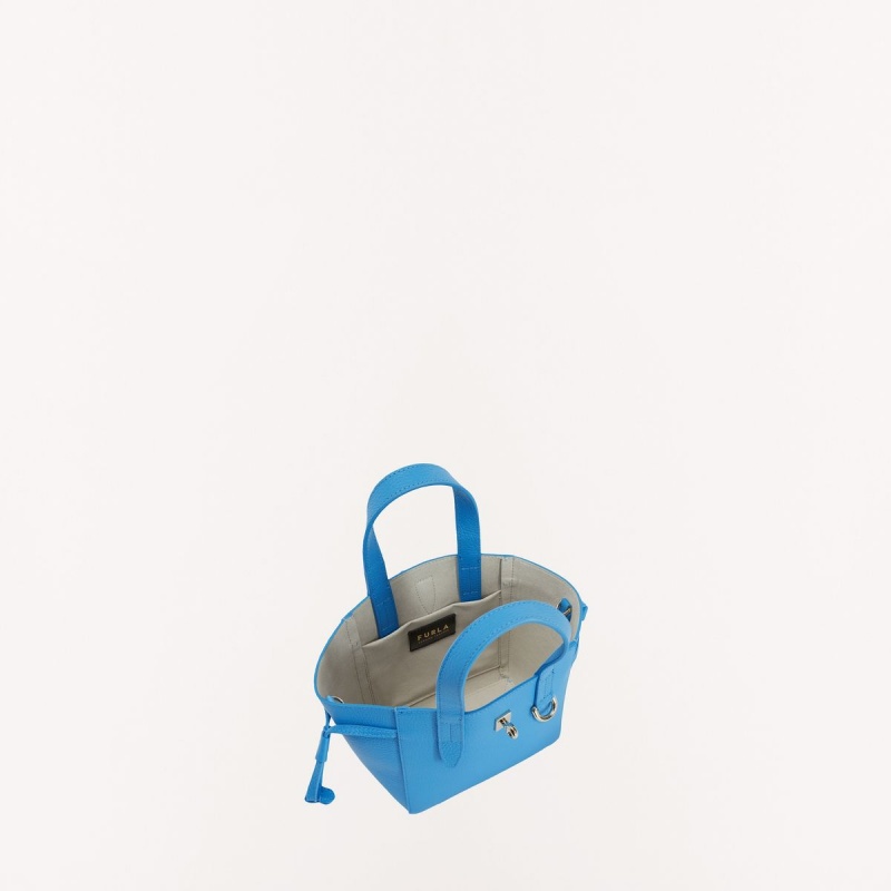 Blue Furla NET Women's Totes | HWPRNL514